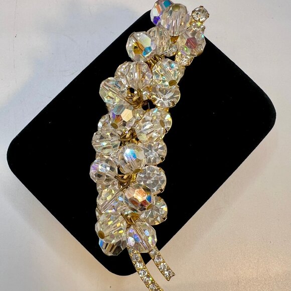 Juliana Aurora Borealis Cha Cha Brooch - Picture 3 of 7